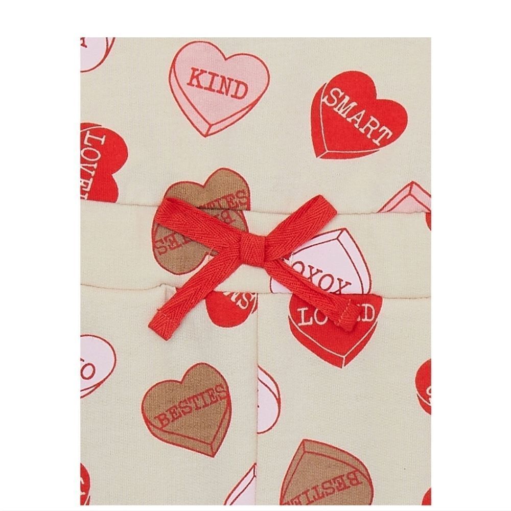 NEW toddler girl Valentine's day/ spring/ summer Hearts Romper Sizes 2T 3T 4T - Picture 6 of 7